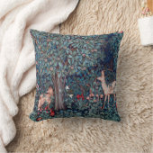 森の動物ウィリアム・モリス クッション (ブランケット)