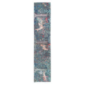 森の動物ウィリアム・モリス ショートテーブルランナー (正面)