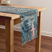森の動物ウィリアム・モリス ショートテーブルランナー (インサイチュ)
