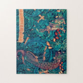 森の動物ウィリアム・モリス ジグソーパズル (縦)