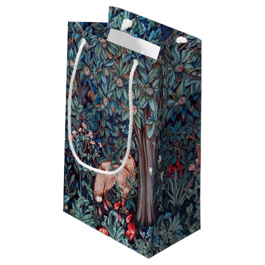 森の動物ウィリアム・モリス スモールペーパーバッグ (裏面アングル)