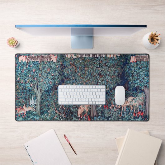 森の動物ウィリアム・モリス デスクマット (オフィス1)