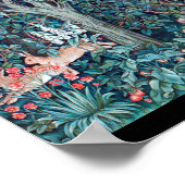 森の動物ウィリアム・モリス ポスター (角)