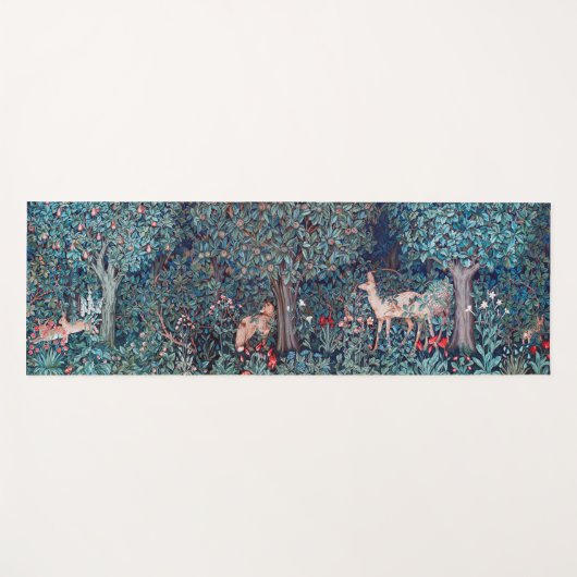 森の動物ウィリアム・モリス ヨガマット (正面(横))