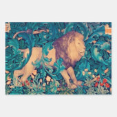 森の動物ウィリアム・モリス ラッピングペーパーシート (正面2)