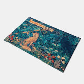 森の動物ウイリアム・モリス・ドゥーマット ドアマット (アングル)