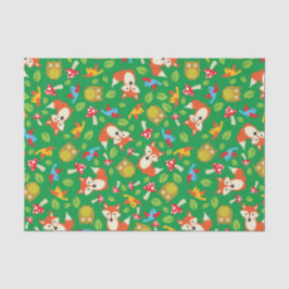 森の動物ウッドランドキッズバースデーパーティー 薄葉紙