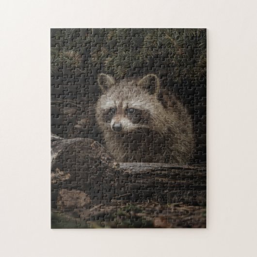 森の動物ジグソーパズルの奇妙なルーン ジグソーパズル (縦)