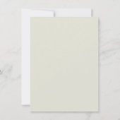 森の動物ジャングルカップル男の子の赤ちゃんシャワー 招待状 (裏面)