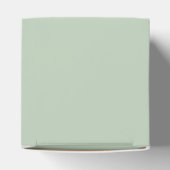 森の動物ベビーシャワー Sage Green フェイバーボックス (上部)