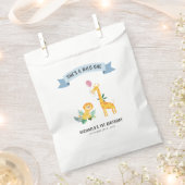 森の動物ライオン・キリン1歳 フェイバーバッグ (クリップ留めされた状態)