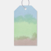 森の動物 – あなた感謝していの赤んだシャワー ギフトタグ (裏面)