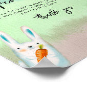 森の動物 – おむつラッフルゲーム ポスター (角)