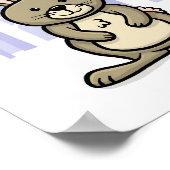 森の動物 ウサギ ポスター (角)