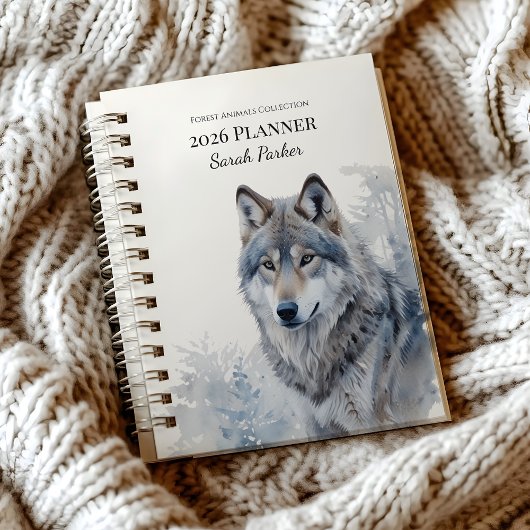 森の動物 オーダーメイド 2026年 プランナー