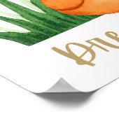 森の動物 キツネの幼児ポスター ポスター (角)