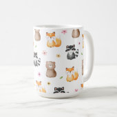 森の動物 コーヒーマグ コーヒーマグカップ (正面右)