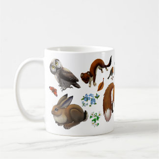 森の動物 コーヒーマグ コーヒーマグカップ