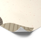 森の動物 ベビーシャワー ウェルカムサイン ポスター (角)