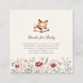 森の動物 水彩画の絵本 赤ちゃんのために エンクロージャーカード (正面)