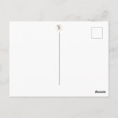 森の動物 水彩 うさぎ ポストカード (裏面)