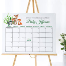 森の動物 赤ちゃん誕生日予想 カレンダー
