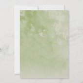 森の動物 鹿の赤ちゃんのお披露目会 招待状 (裏面)