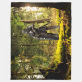 森の十字軍 フリースブランケット (正面)