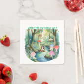 森の友だちと一緒に楽しめるキノコ|過去記事 スタンダードカクテルナプキン (インサイチュ)