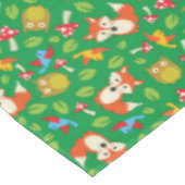 森の友人ウッドランドかわいい誕生日パーティー テーブルクロス (アングル)