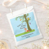 森の友人ウッドランドかわいい誕生日パーティー フェイバーバッグ (クリップ留めされた状態)