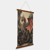 森の古龍 吊り下げ型タペストリー (傾斜あり)