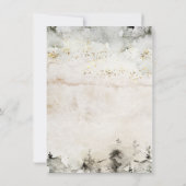 森の喜び 鹿のホリデーパーティー 招待状 (裏面)