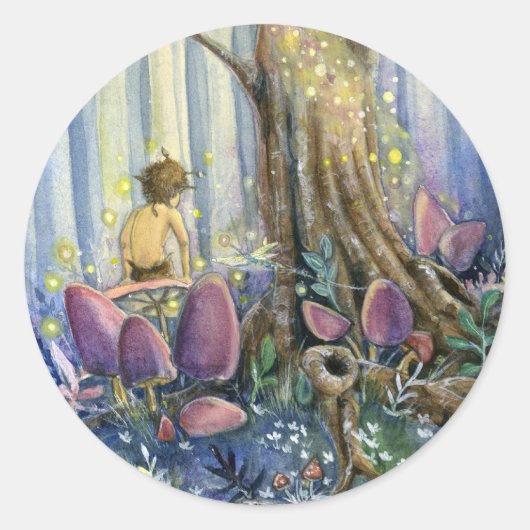 森の囁き ラウンドシール (正面)