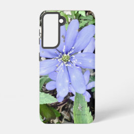 森の囁き – 薄紫のワイルドフラワーのために SAMSUNG GALAXY S21ケース