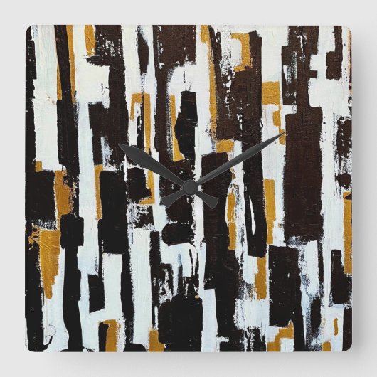 森の壁の時計へ スクエア壁時計 (正面)