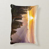 森の夕日 アクセントクッション (裏面(縦))