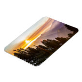 森の夕日 マグネット (左側)