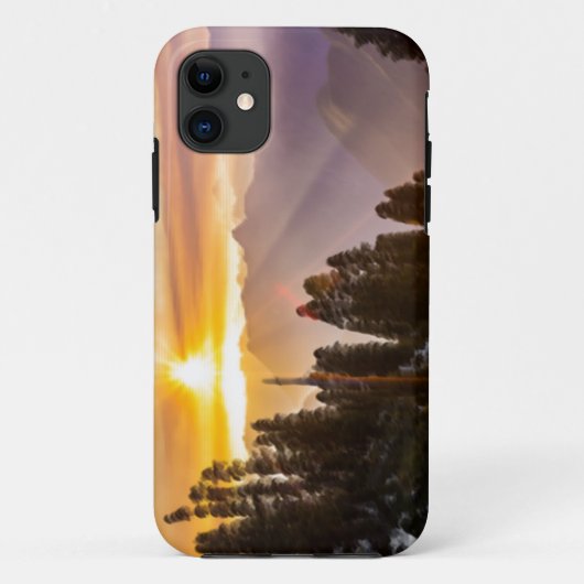 森の夕日 Case-Mate iPhoneケース (裏面)