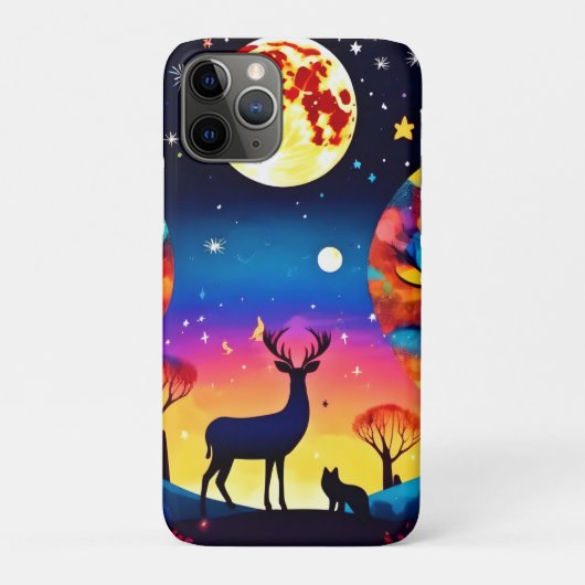 森の夜の輝き Case-Mate iPhoneケース (裏)
