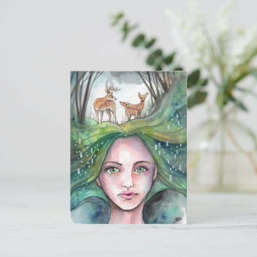 森の夢 ポストカード (スタンド正面)