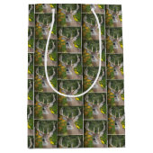 森の大きな鹿 ミディアムペーパーバッグ (正面)