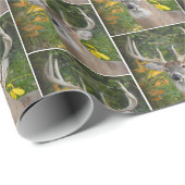 森の大きな鹿 ラッピングペーパー (ロールコーナー)