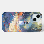 森の女の子アニメ印象派 Case-Mate iPhoneケース (裏面 (横))