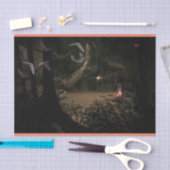 森の女の子デコページ 薄葉紙 (クラフト)