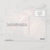 『森の女の子』 ポストカード (裏面)