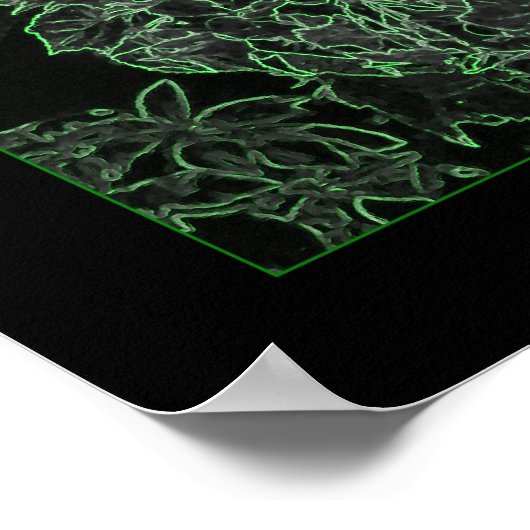 森の女性 ポスター (角)