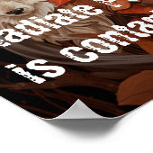 森の女性：元気なエネルギー ポスター (角)