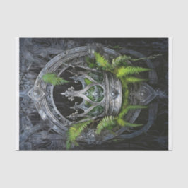 森の女王、シダの銀の冠 薄葉紙