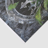 森の女王、シダの銀の冠 薄葉紙 (詳細)